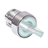 Illuminated 2-position white switch ZB4BK1213